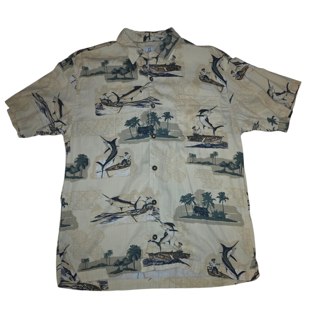 Guy Harvey Button Up Shirt- M
